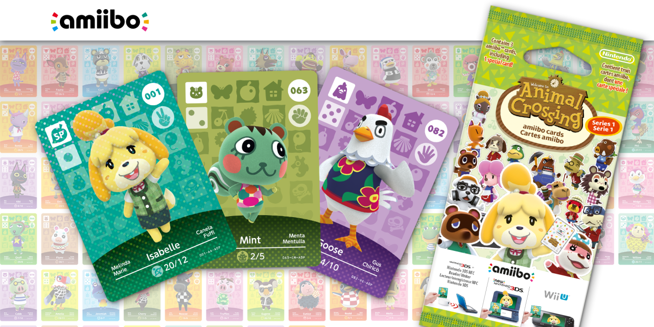 Cartes amiibo Animal Crossing Série 1 Animal Crossing amiibo cards
