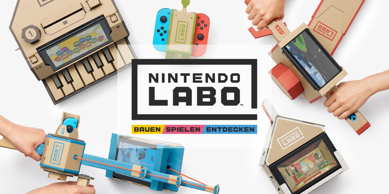 Erschafft ganz neue Arten zu spielen – mit Nintendo Labo!