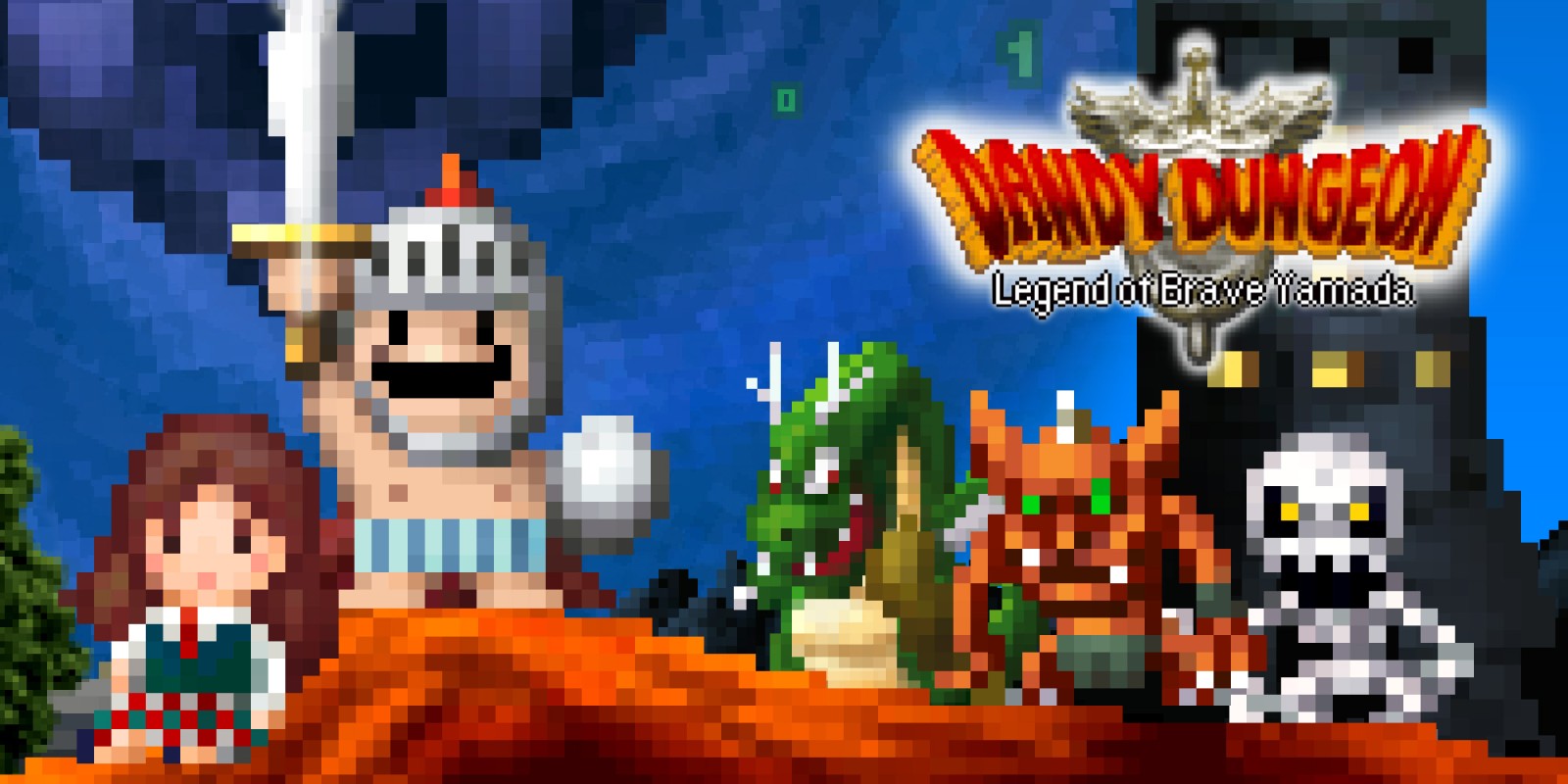 Dandy Dungeon Legend Of Brave Yamada Jeux A Telecharger Sur Nintendo Switch Jeux Nintendo