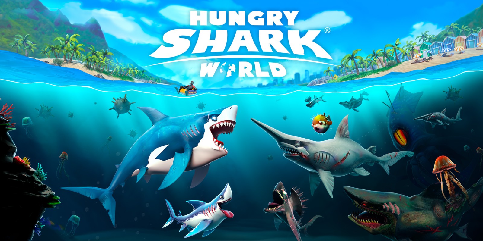 Hunting Shark 2023: Hungry Sea Monster download the new for android