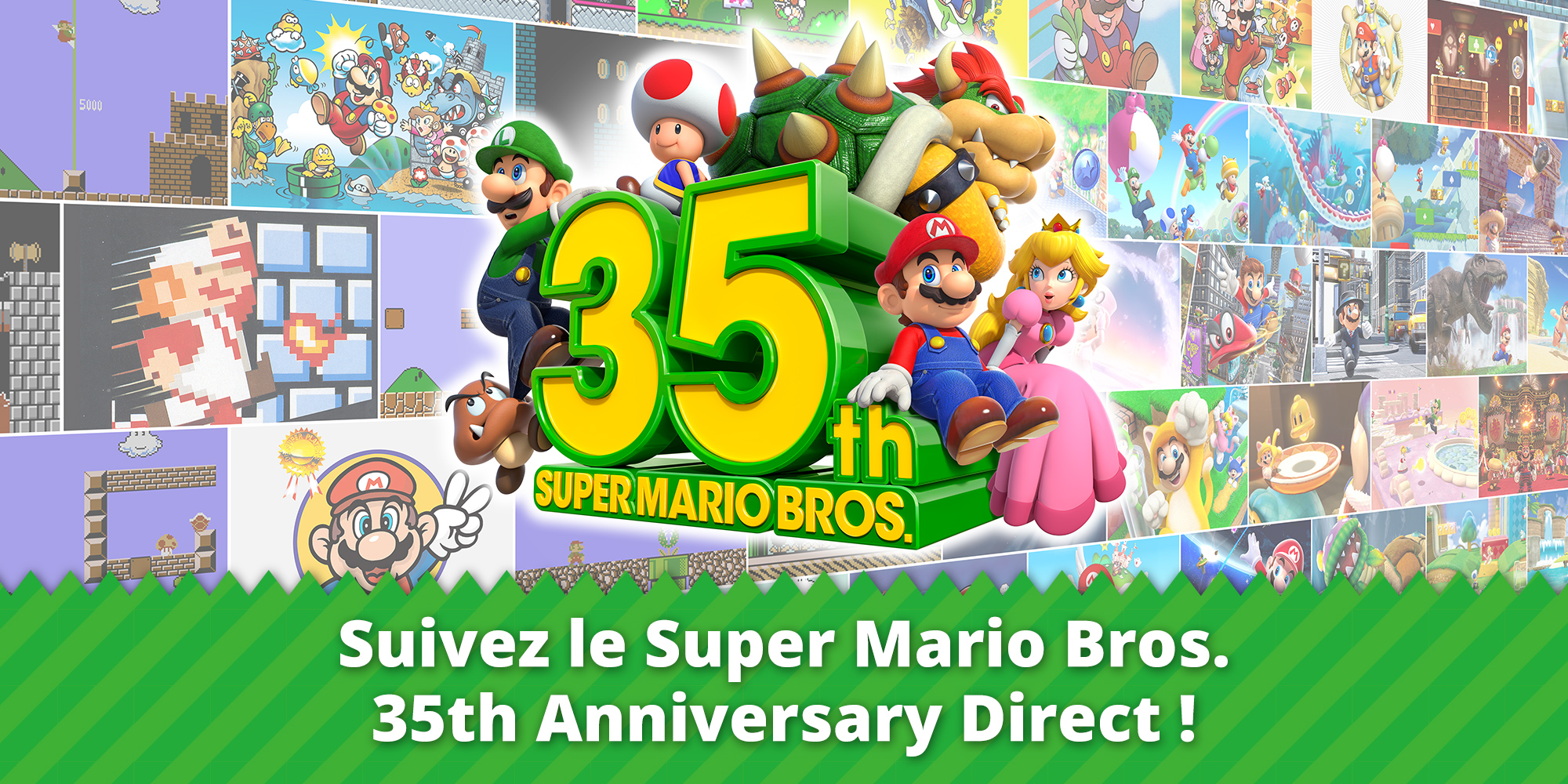 Ne Manquez Pas La Video Super Mario Bros 35th Anniversary Direct News Nintendo