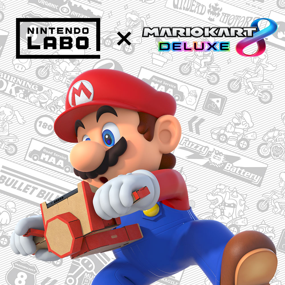 Découvrez une nouvelle manière de jouer à Mario Kart 8 Deluxe avec Nintendo Labo !